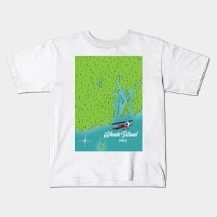 rhode island USA map Kids T-Shirt